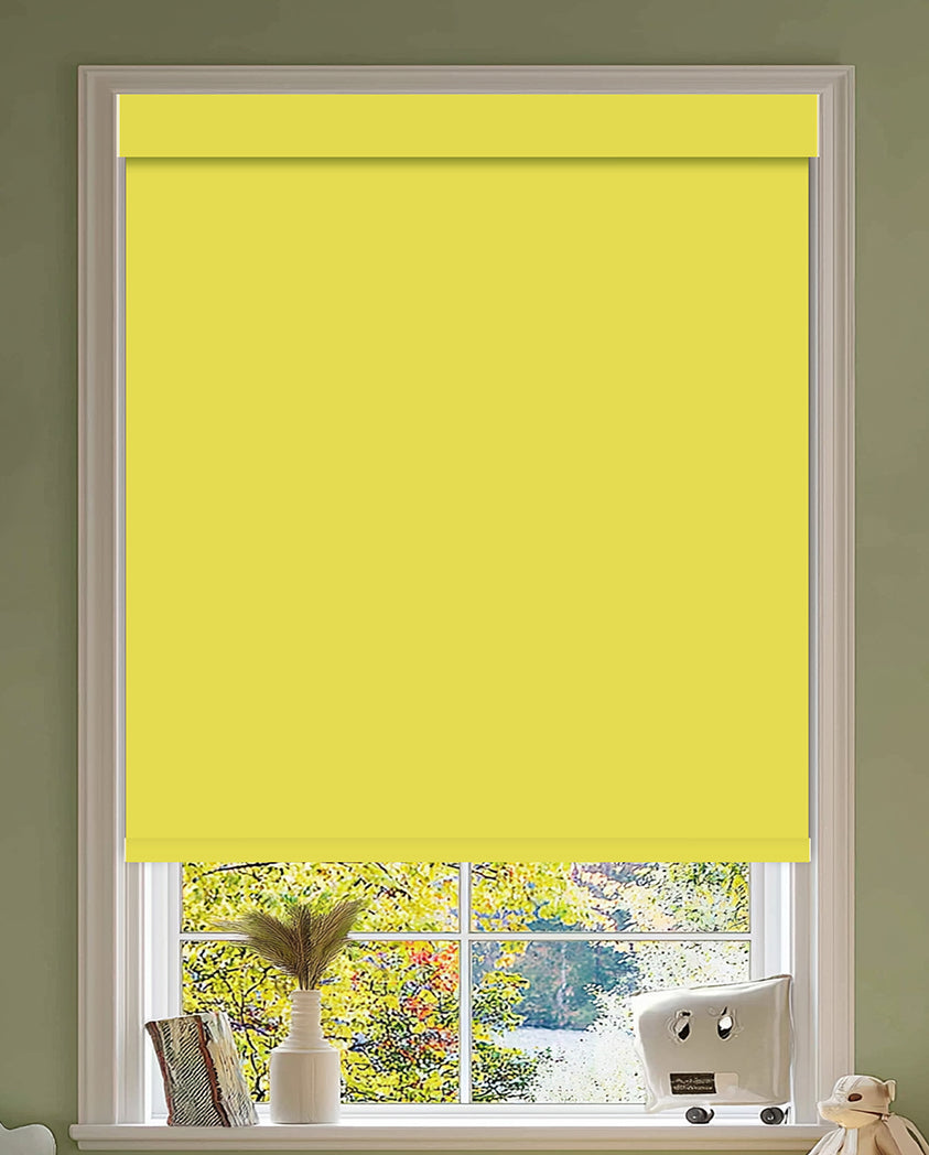 Tam Lemon Blackout Roller Shades