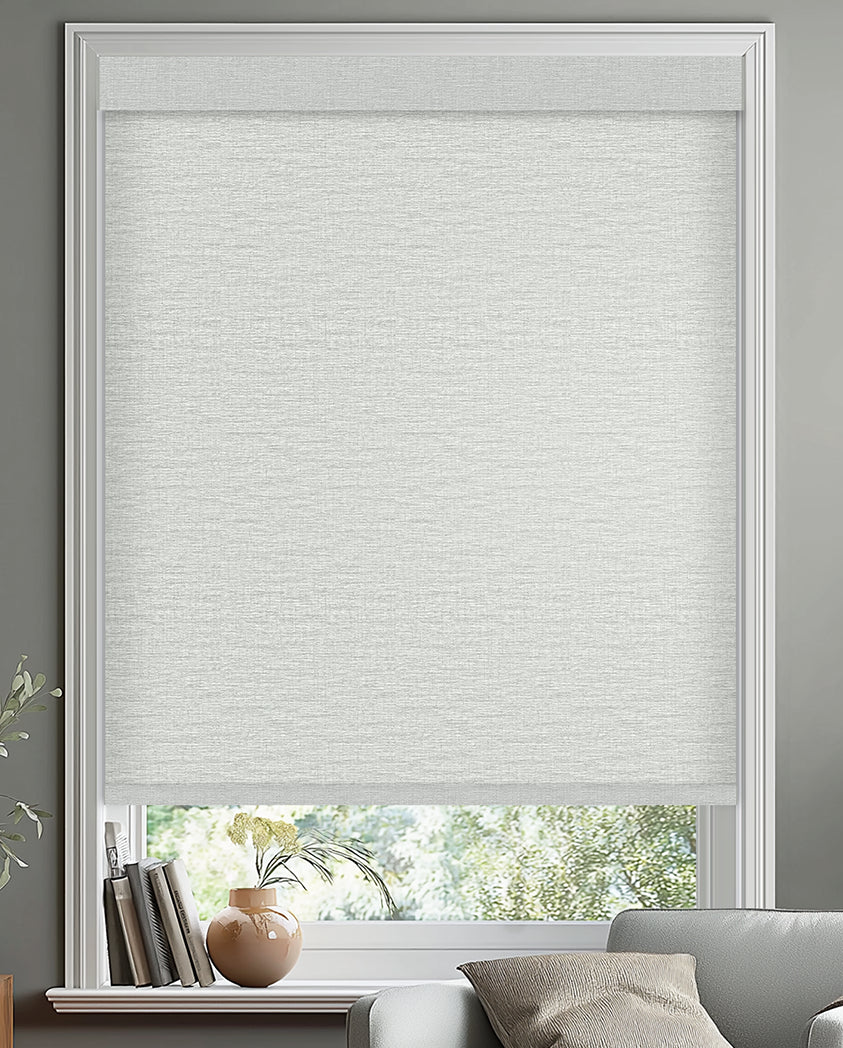 Gemma Silver Light Filtering Roller Shades