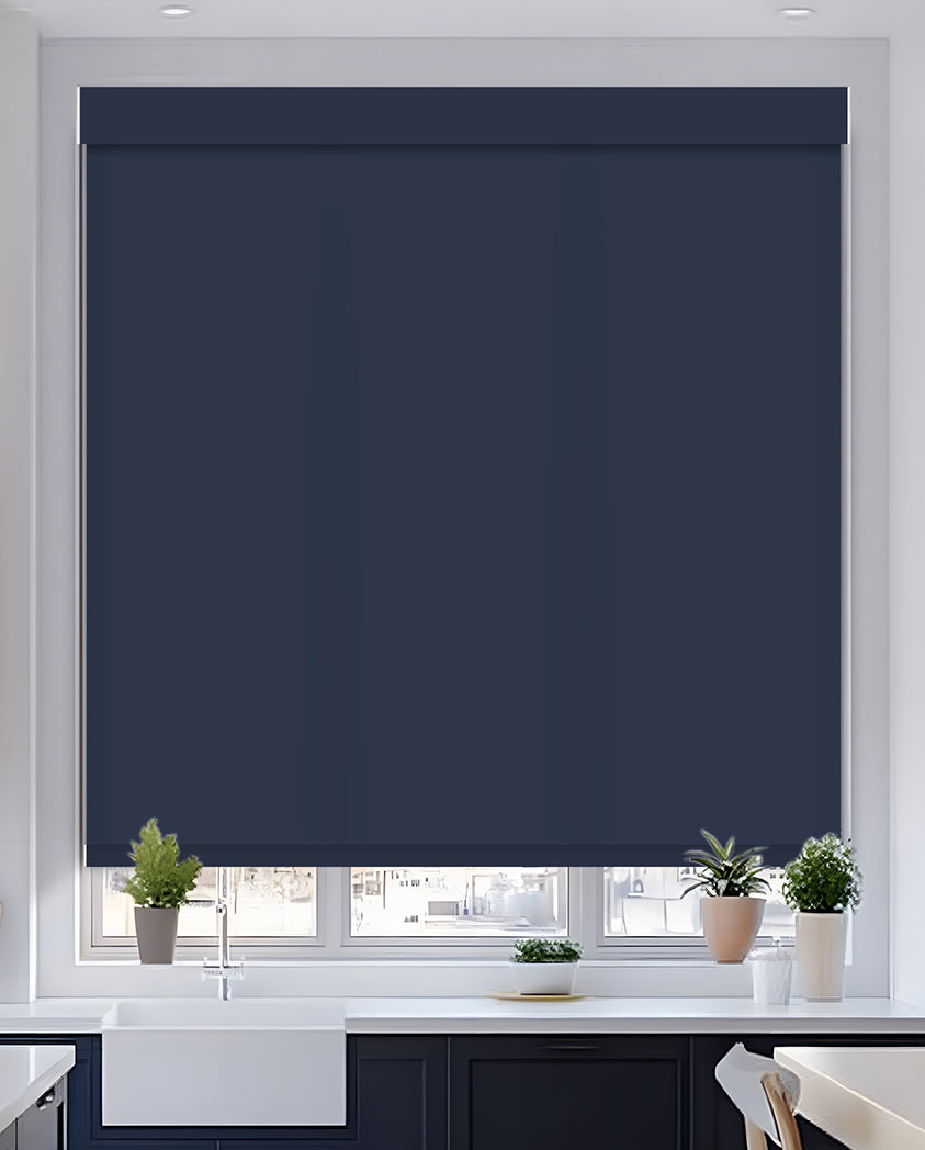 Tam Indigo Light Filtering Roller Shades