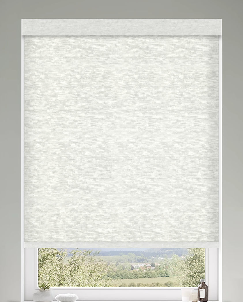 Capella Salt Light Filtering Roller Shades