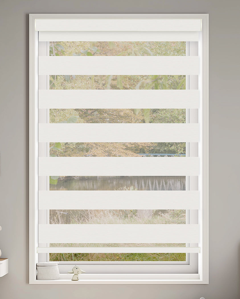 Ives Coconut Light Filtering Zebra Shade
