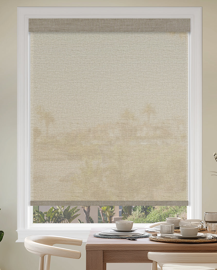 Baroda Stone Sheer Roller Shades