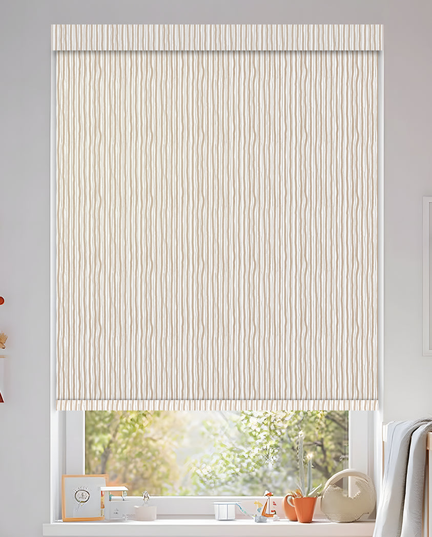 Luers Bone Blackout Roller Shades