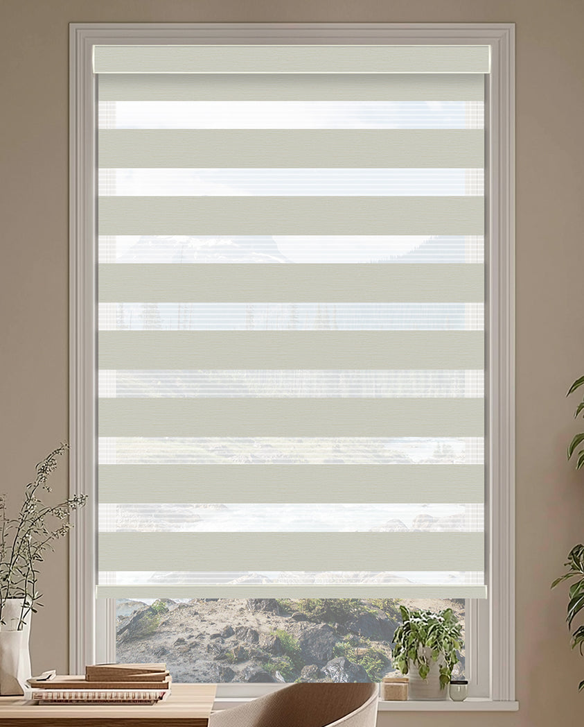 Noam Shell Light Filtering Zebra Shade