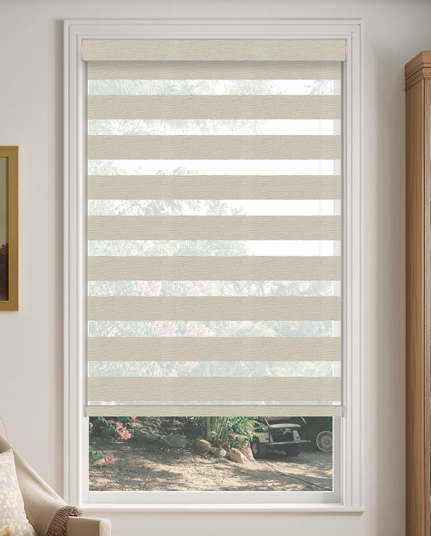 Rosier Mocha Light Filtering Zebra Shade
