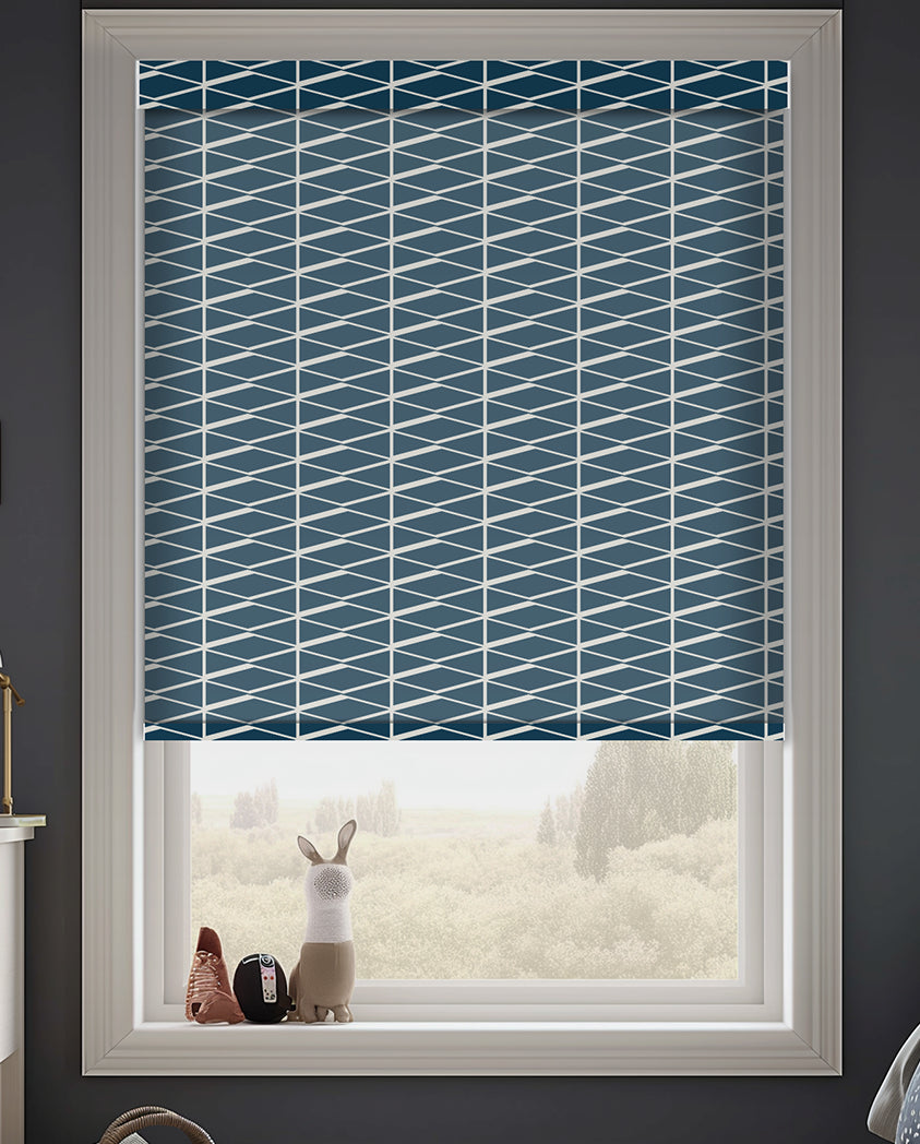 Seine River Ocean Light Filtering Roller Shades