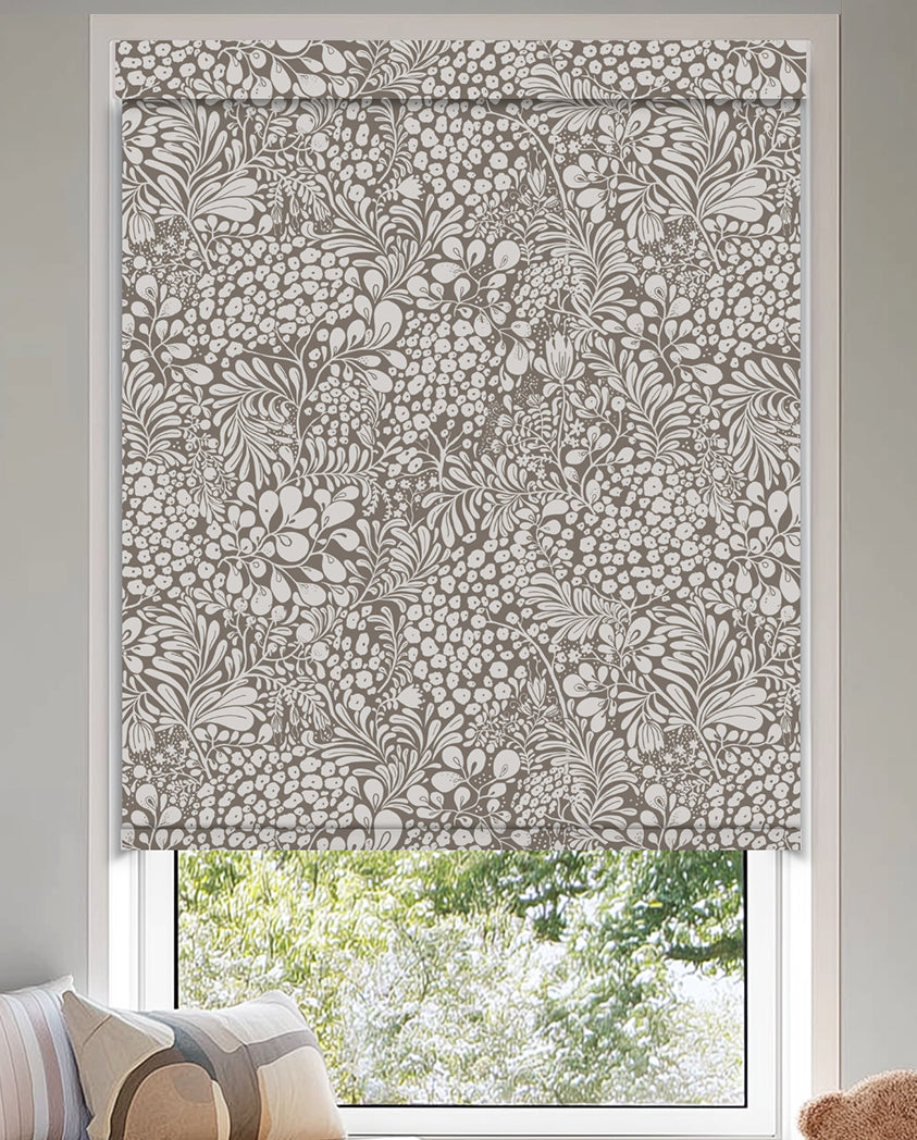 Summer Berry Mocha Blackout Roller Shades
