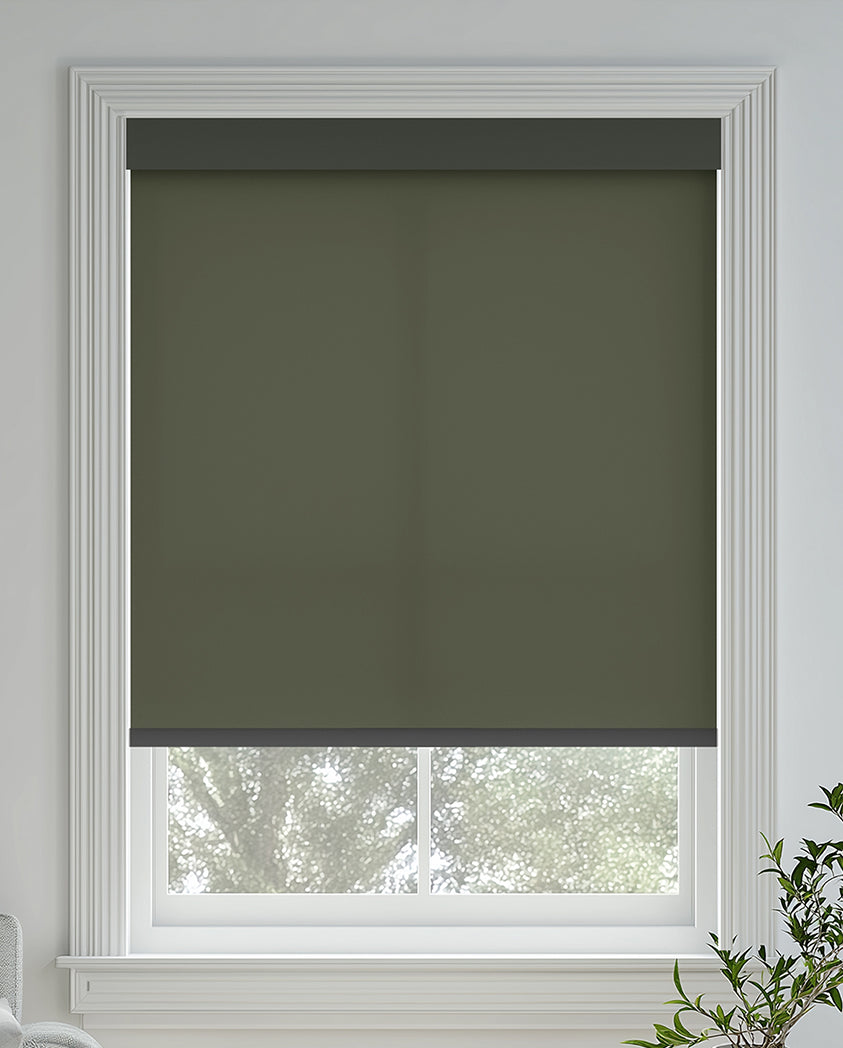 Tam Midnight Light Filtering Roller Shades