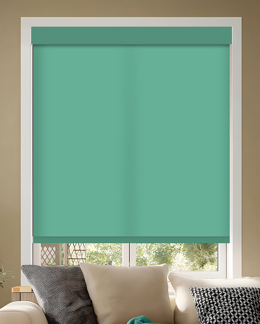 Tam Malachite Light Filtering Roller Shades