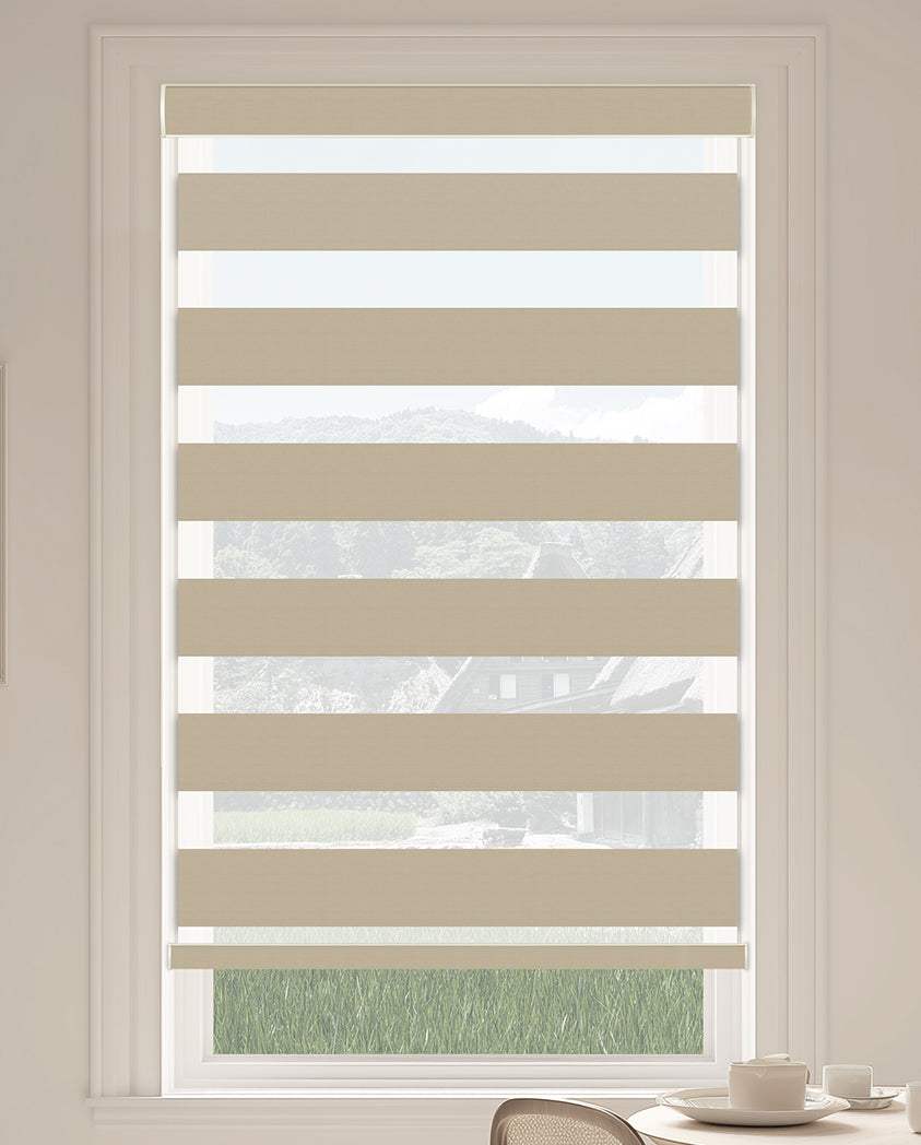 Uraco Peanut Blackout Zebra Shade