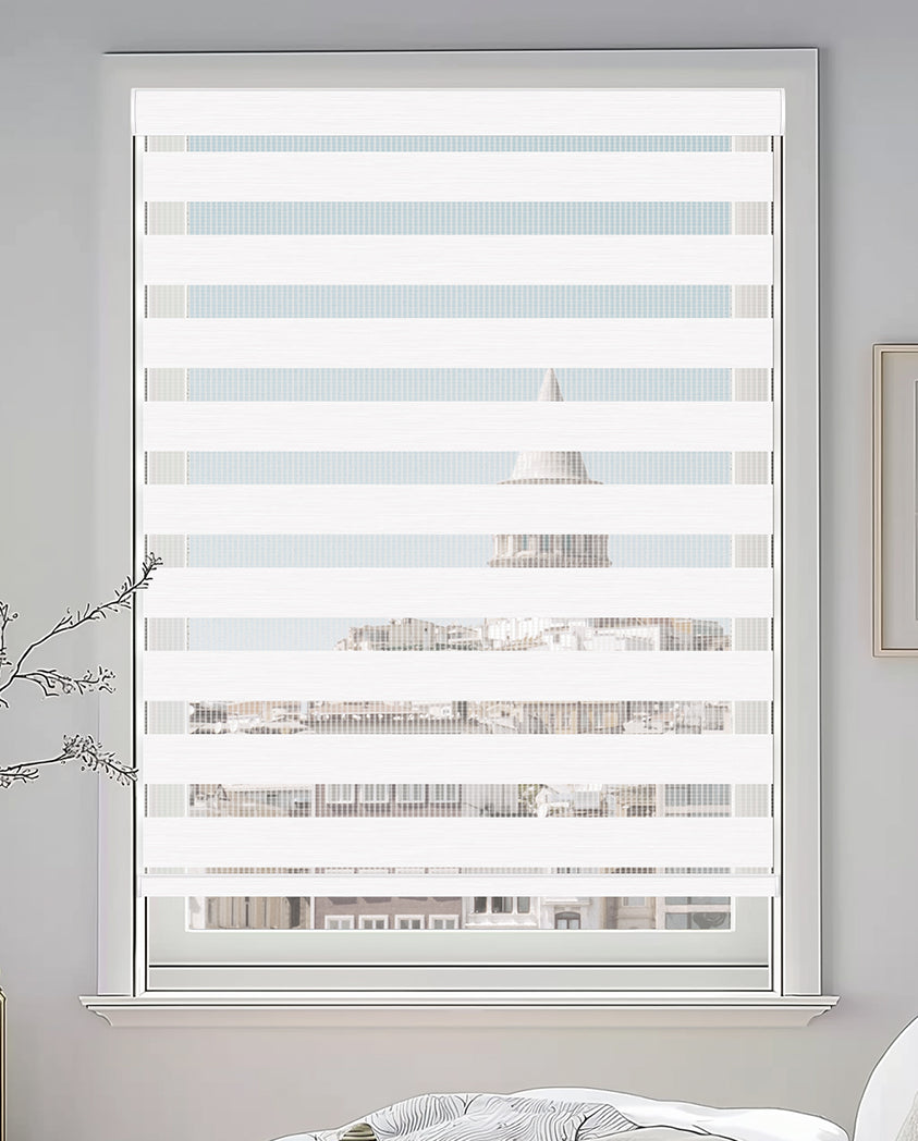 Veneto Bright White Light Filtering Zebra Shade