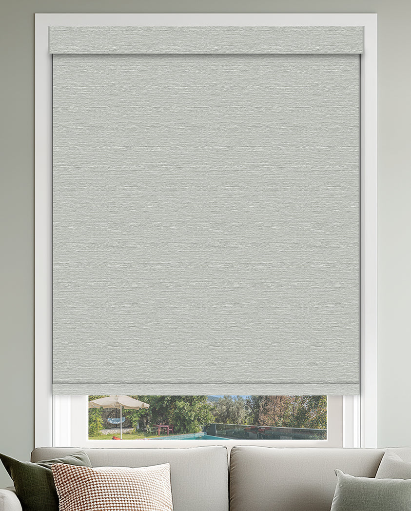 Westin Ash Flame Retardant Blackout Roller Shades