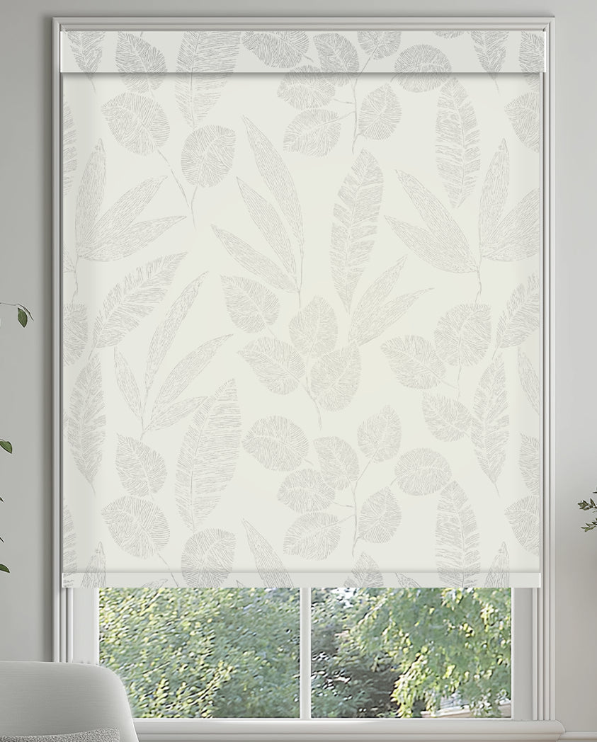 Delray White Light Filtering Roller Shades