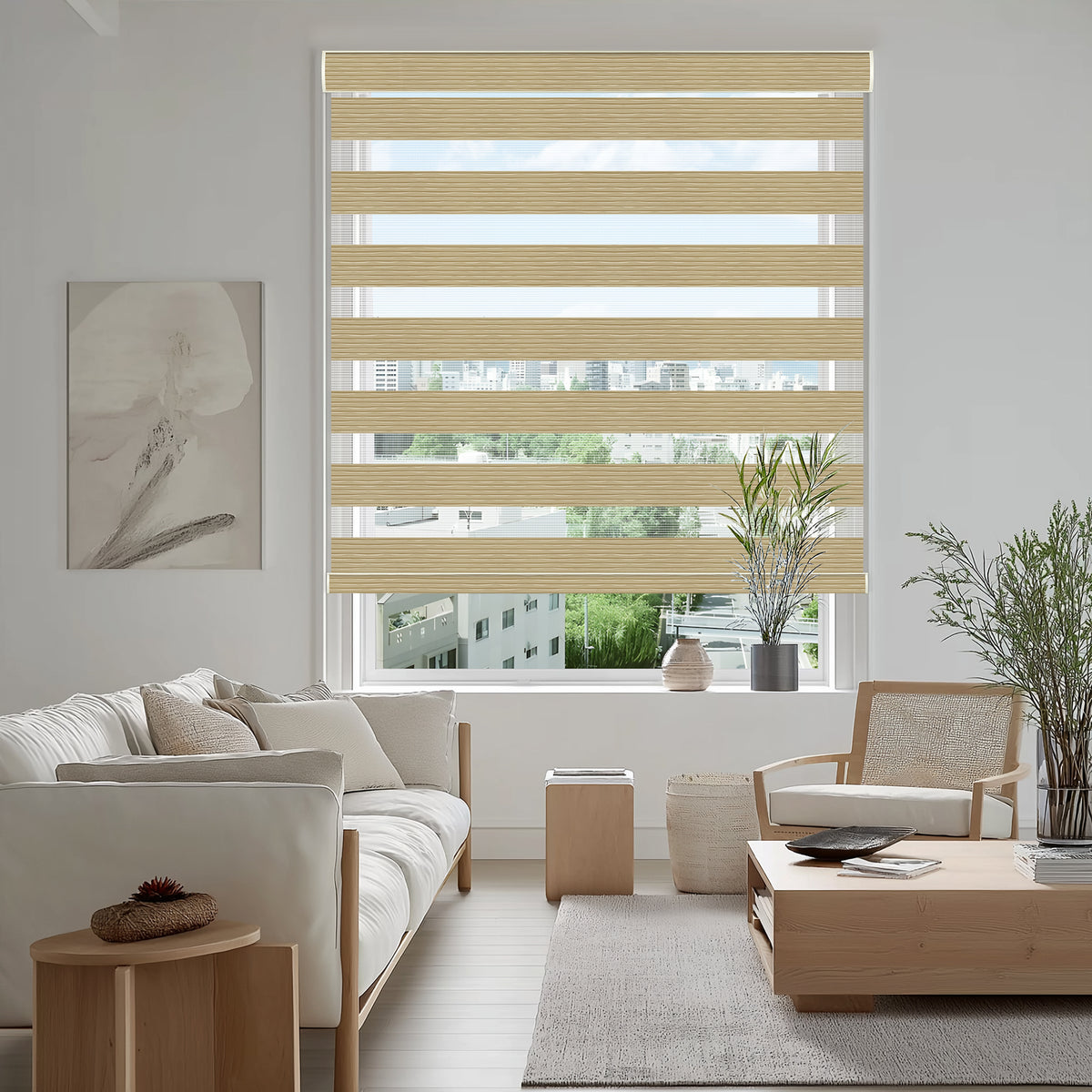 Aspen Mocha Light Filtering Zebra Shade