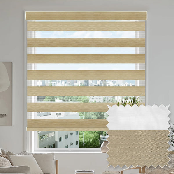 Aspen Mocha Light Filtering Zebra Shade