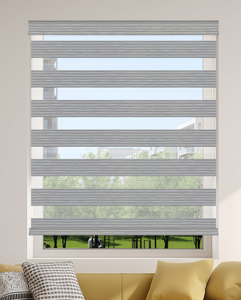 Aspen Ash Light Filtering Zebra Shade