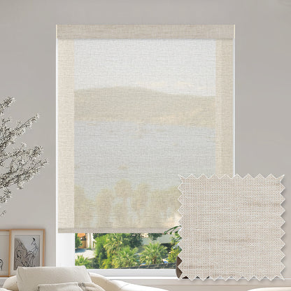 Baroda Wheat Sheer Roller Shades