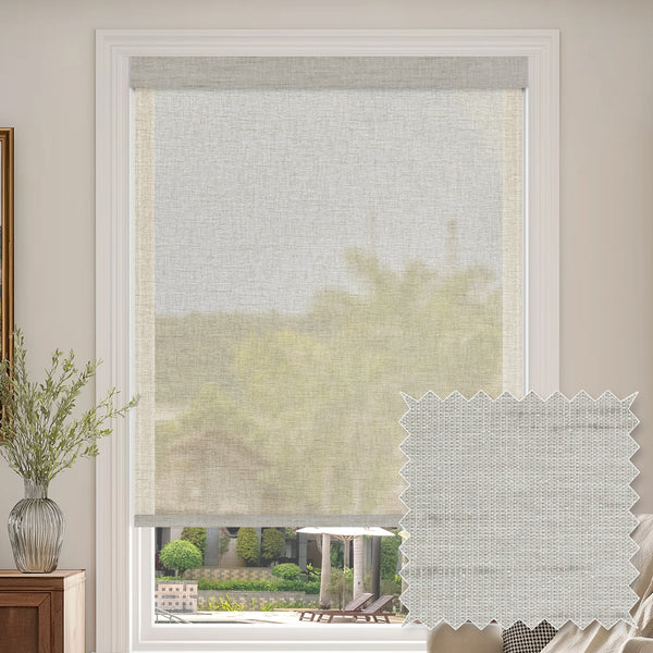 Baroda Birch Sheer Roller Shades