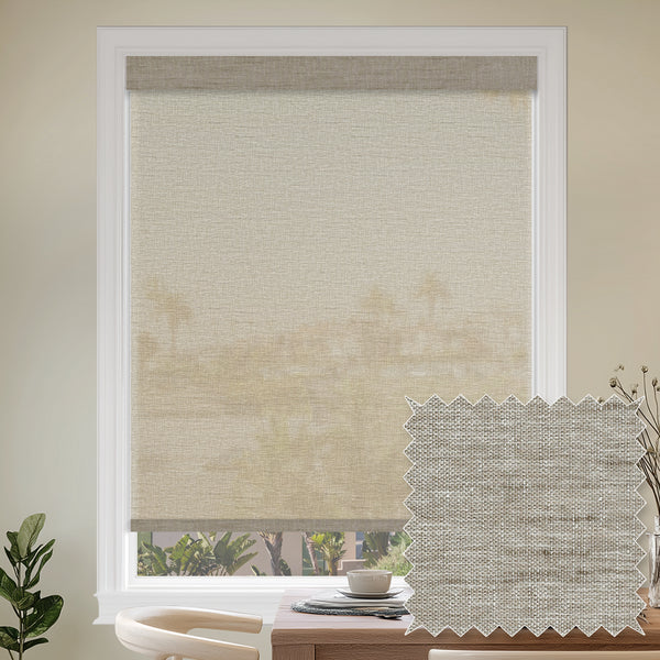 Baroda Stone Sheer Roller Shades
