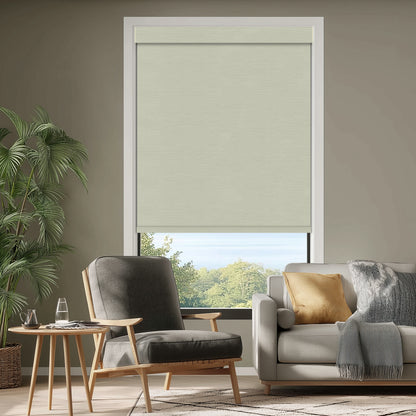 Bellis Slate Blackout Roller Shades