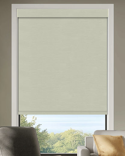 Bellis Slate Blackout Roller Shades