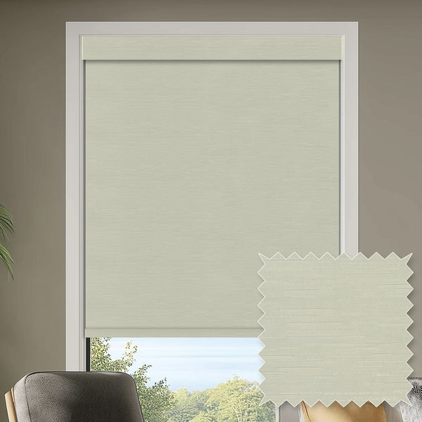 Bellis Slate Blackout Roller Shades