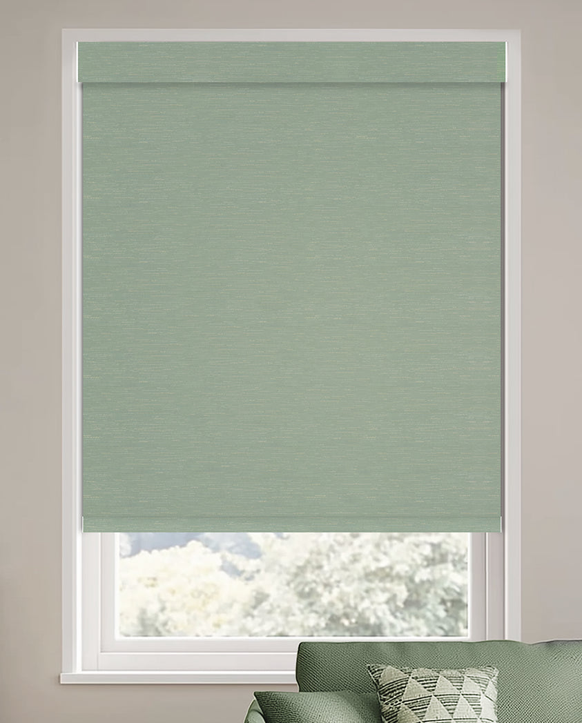 Bellis Lichen Blackout Roller Shades