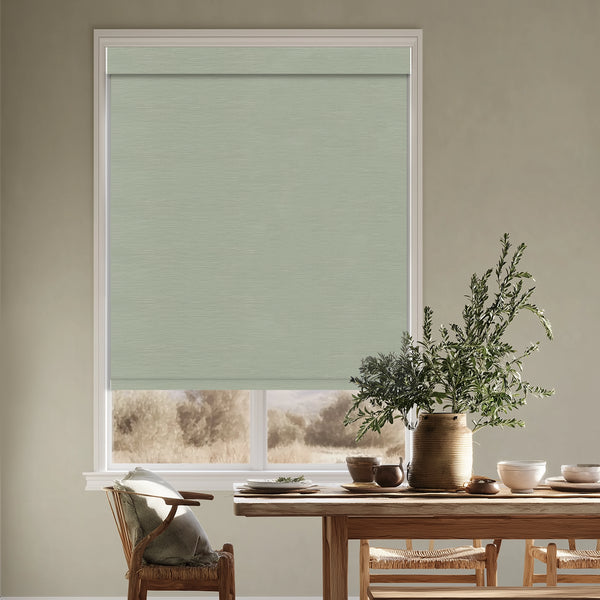 Bellis Mint Blackout Roller Shades