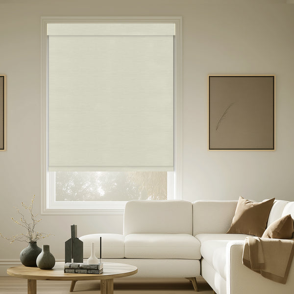 Bellis Cream Blackout Roller Shades