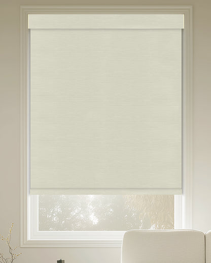 Bellis Cream Blackout Roller Shades