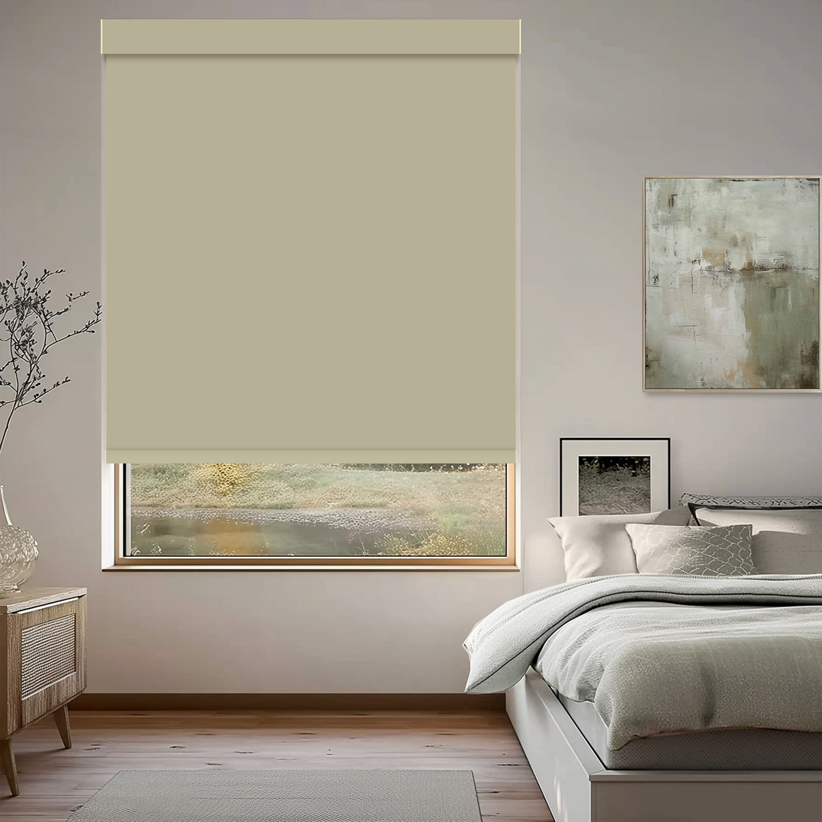 Tam Champagne Blackout Roller Shades