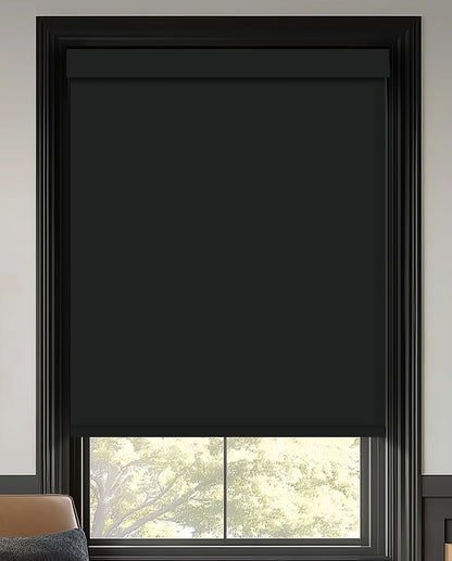 Tam Black Blackout Roller Shades