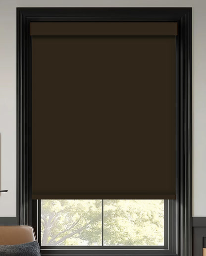 Tam Chocolate Blackout Roller Shades