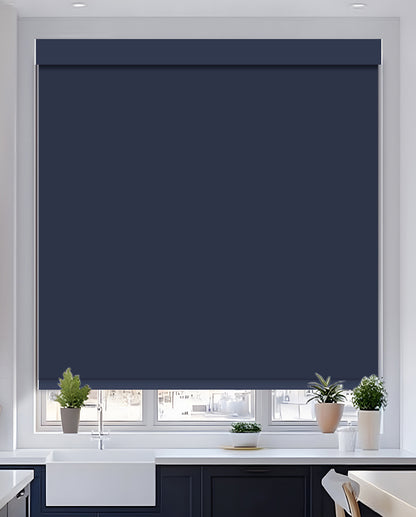 Tam Indigo Blackout Roller Shades