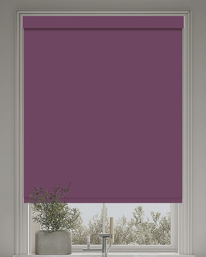 Tam Violet Blackout Roller Shades