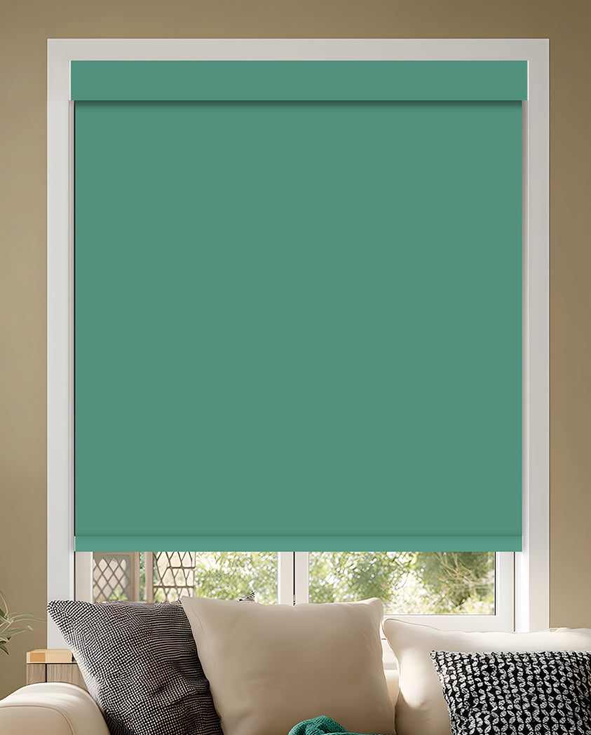 Tam Malachite Blackout Roller Shades