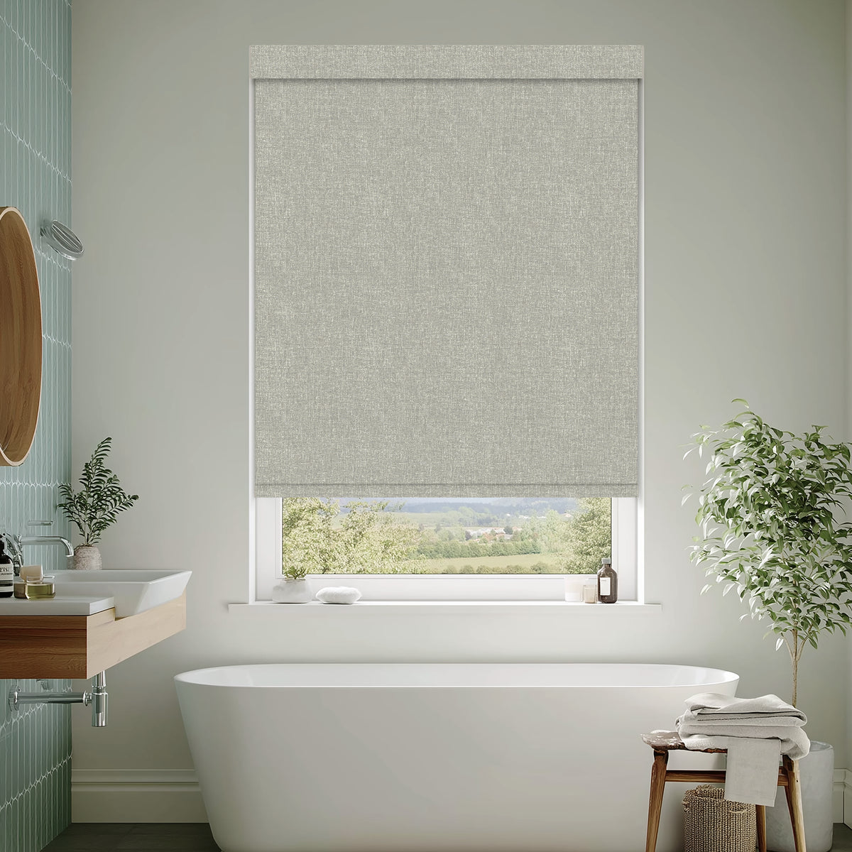 Maldon Birch Blackout Roller Shades