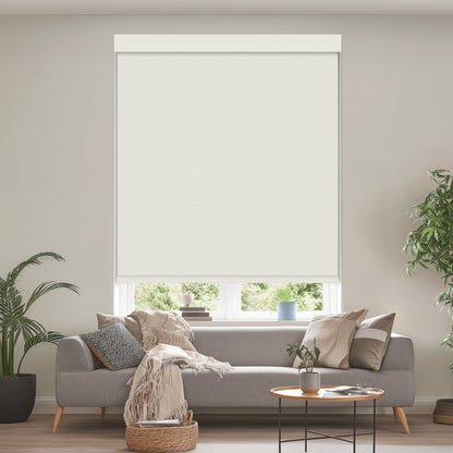 Maldon Ivory Blackout Roller Shades