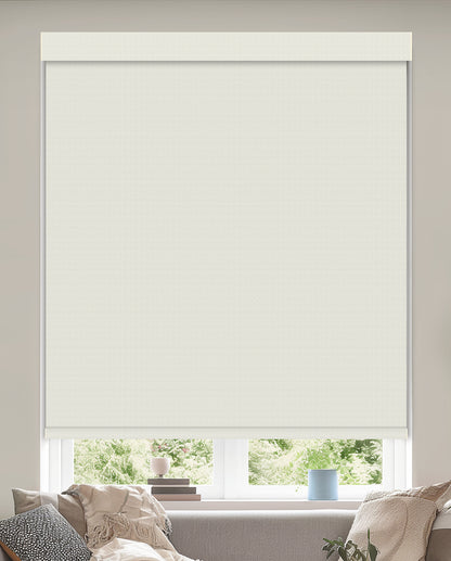 Maldon Ivory Blackout Roller Shades