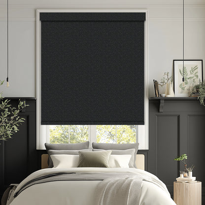 Thar Obsidian Blackout Roller Shades