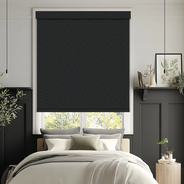 Thar Obsidian Blackout Roller Shades