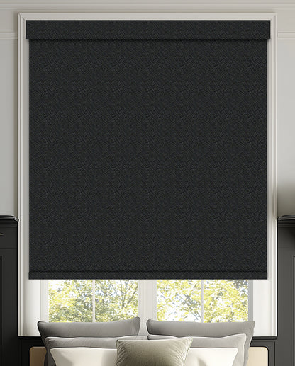 Thar Obsidian Blackout Roller Shades