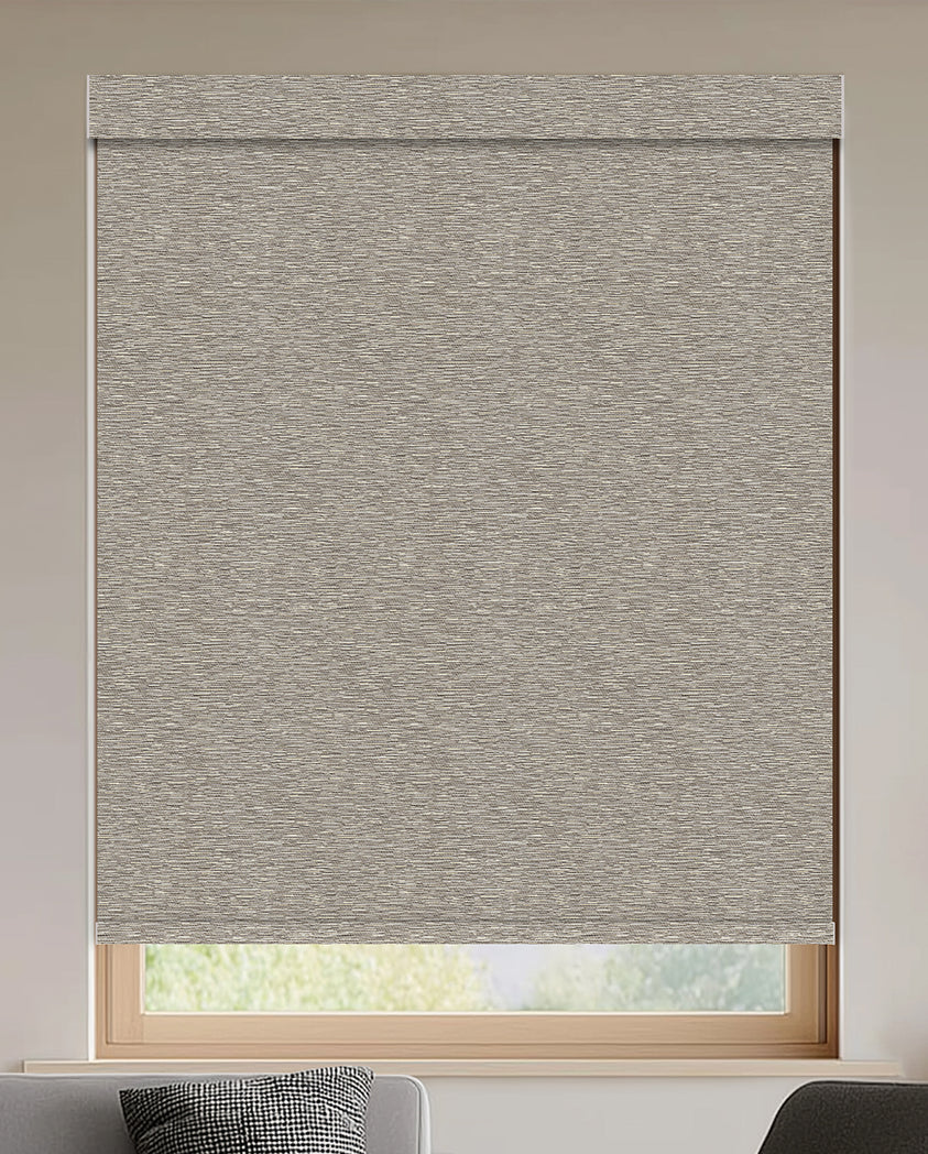 Capella Stone Blackout Roller Shades
