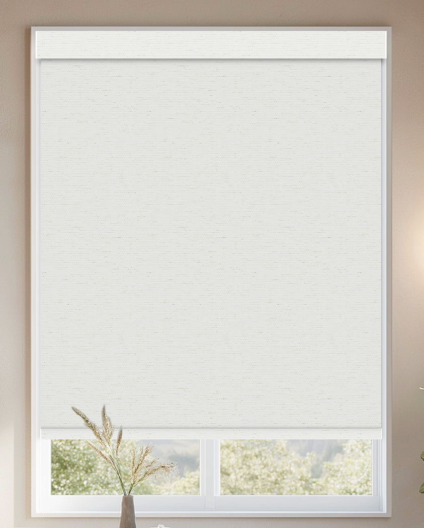 Euler Linen Milk Blackout Roller Shades