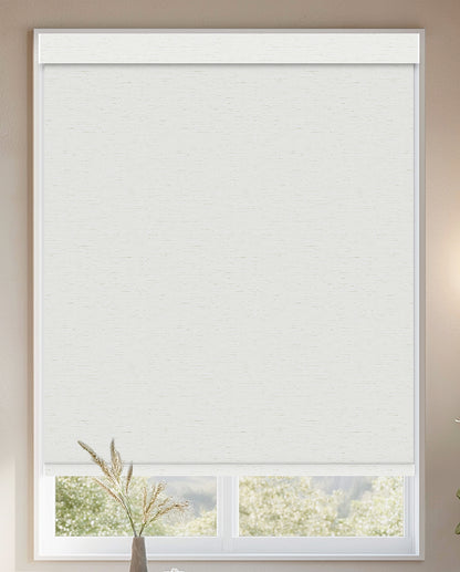 Euler Linen Milk Blackout Roller Shades