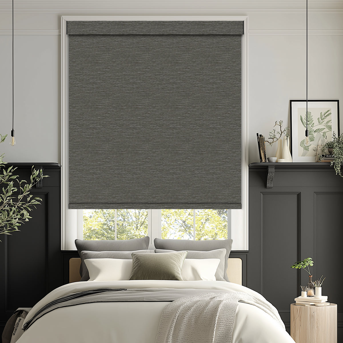Euler Linen Shadow Blackout Roller Shades