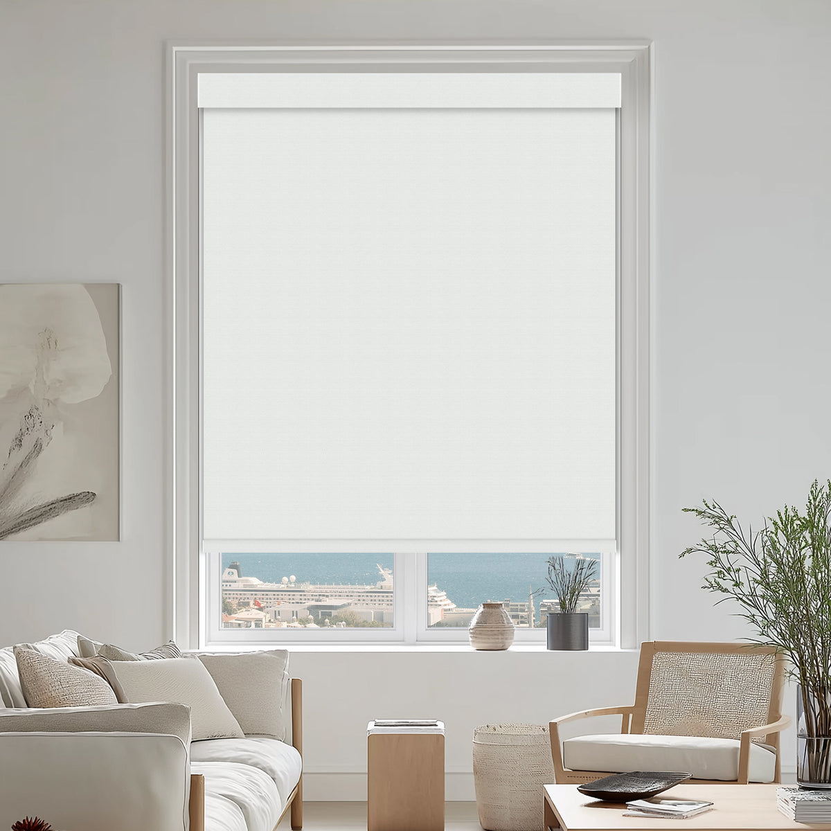 Cayo Snow Blackout Roller Shades