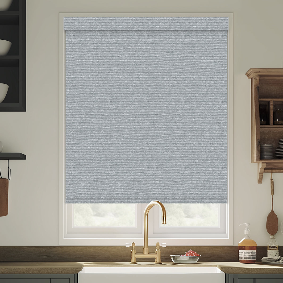 Cayo Steel Blackout Roller Shades