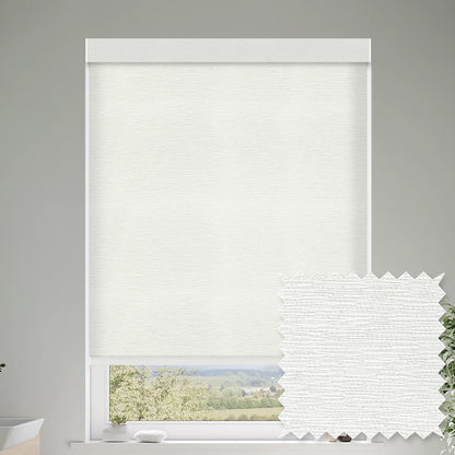 Capella Salt Light Filtering Roller Shades