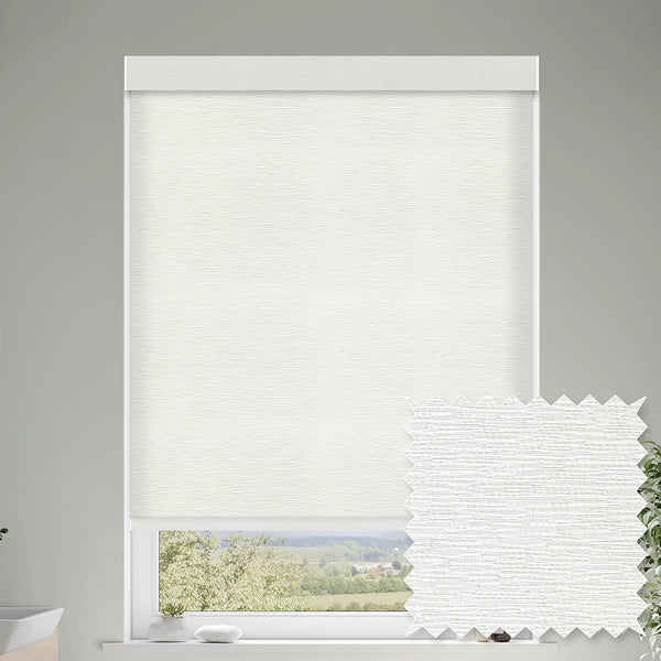 Capella Salt Light Filtering Roller Shades
